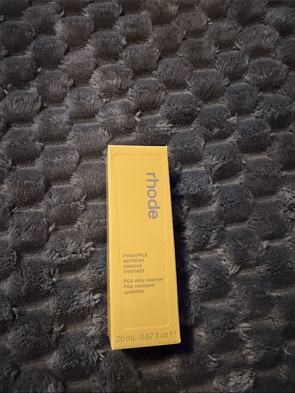 RHODE Pineapple Refresh Daily Cleanser - Yellow Packaging